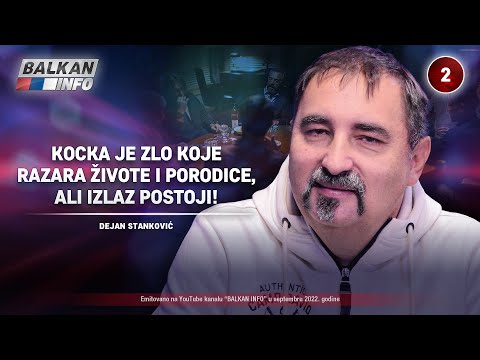 Intervju: Dejan Stanković - Kocka Je Zlo Koje Razara Živote I Porodice, Izlaz Postoji!