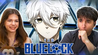 NAGI!? 🔥 Football fans REACT to BLUE LOCK | 1x8 REACTION! \