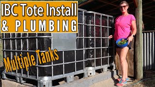 IBC Tank | Levelling multiple totes & Plumbing
