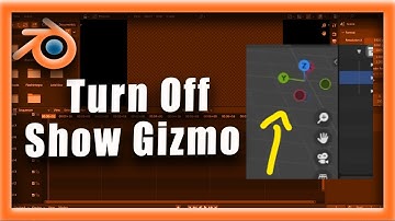 Blender Tutorial: How To Turn Off Show Gizmo In Blender