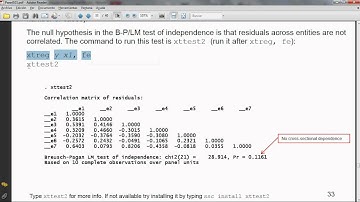Stata. Datos de Panel 3/3 (panel data analysis with stata)
