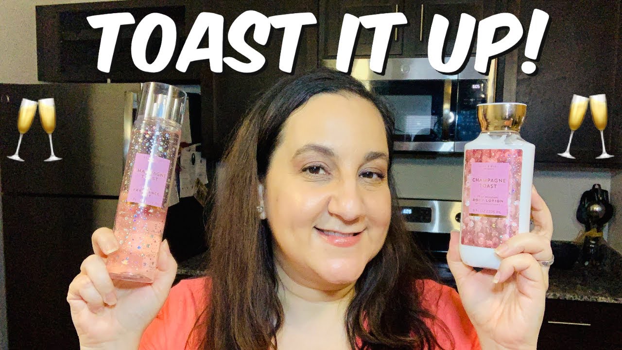 Replying to @juliebeardsley23 CHAMPAGNE TOAST LOTION REVIEW! @bathandb