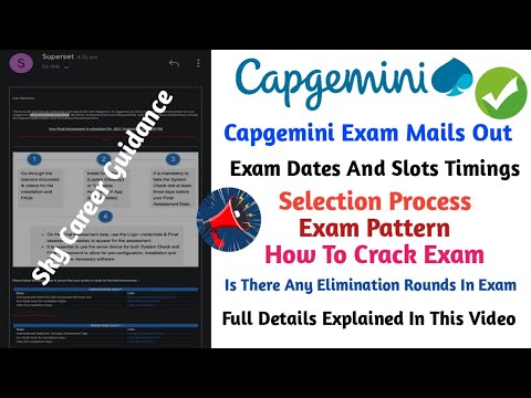 Capgemini Off Campus Drive Mails Out || How To Crack Capgemini