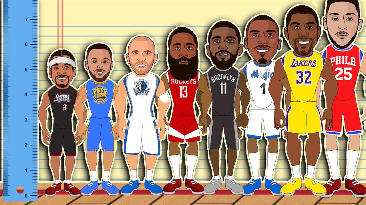 NBA Players height. The average height of NBA Players. The average height of NBA Players 6’6” or 198.6cm Tall.