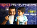 HOMEMADE PROTEIN SHAKE | 50g PROTEIN | No Supplements | Thuglife Mallu Fitness