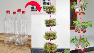 How to make an amazing vertical garden using plastic bottles | Hanging plant pots | Gardening ideas screenshot 4