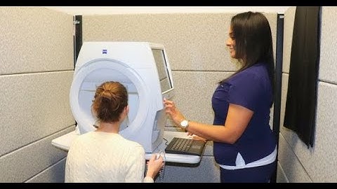 Visual field testing