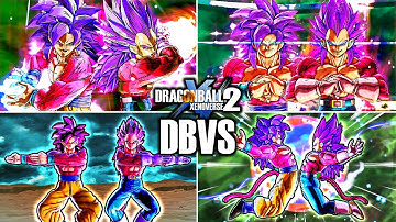 *NEW* DBVS Animated Transform Pack! Dragon Ball Xenoverse 2 Goku & Vegeta Custom Skills & Fusions