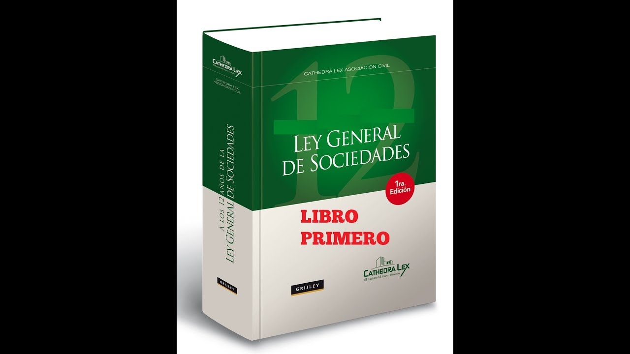 LEY GENERAL DE SOCIEDADES - YouTube