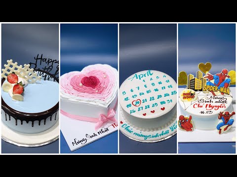 Trang trí bánh kem..những mẫu đơn giản, dễ làm – Cake decoration..simple, easy-to-make patterns