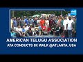 American Telugu Association ATA conducts 5K Walk | Atlanta | USA @SakshiTV