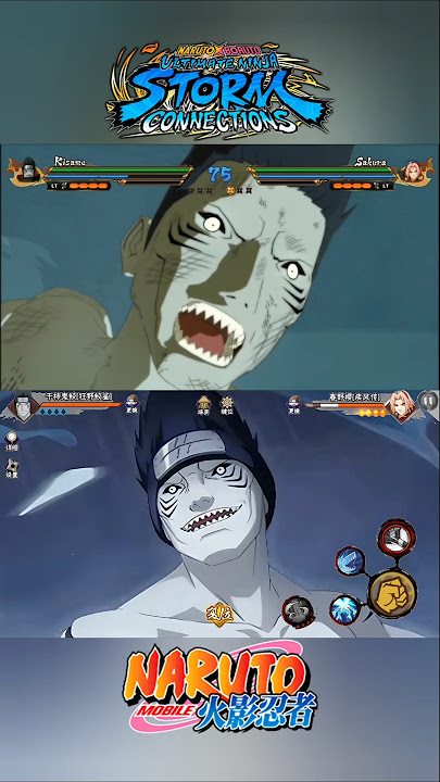 Naruto Storm VS Naruto Mobile ~ Kisame Ultimate Jutsu Comparison