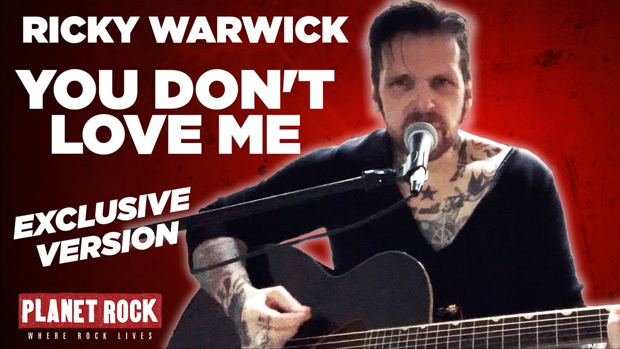 Ricky Warwick Performs Acoustic Version Of You Don T Love Me Video Bravewords