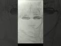 Gojo saturo hair and face sketch #drawing #shortsfeed #art #youtubeshorts #shorts