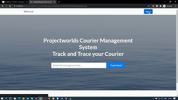 Courier Management System Project in PHP and MySQL with Source Code