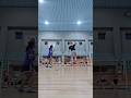 2 v 1 rally    badminton doubles jeiminton sports rally defense placement