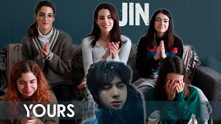 JIN (BTS) 'Yours' | Spanish college students REACTION (ENG SUB)