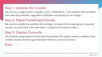 How to Create a Diagonal Matrix with Zeros in Java