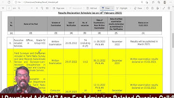Tnpsc Results Declaration Schedule In Tamil | Tnpsc Results 2023