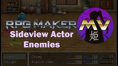 RPGMaker MV: Sideview Actor Enemies