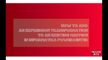 Informatica - How to add an expression transformation (with date formatting example)