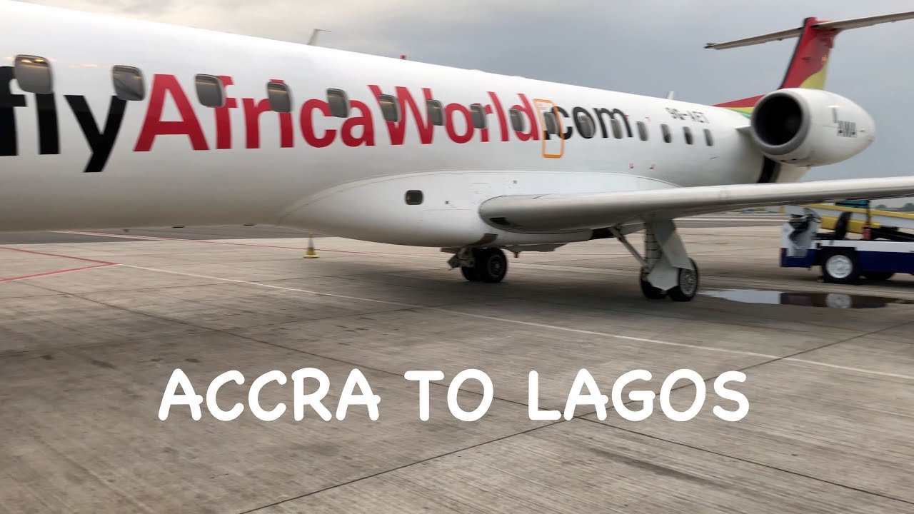 TRIP REPORT | AFRICA WORLD AIRLINES | ACCRA TO LAGOS | EMBRAER ERJ 145 ...