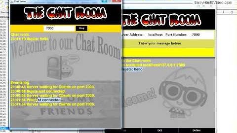 Simple Chat Application using Java socket programming