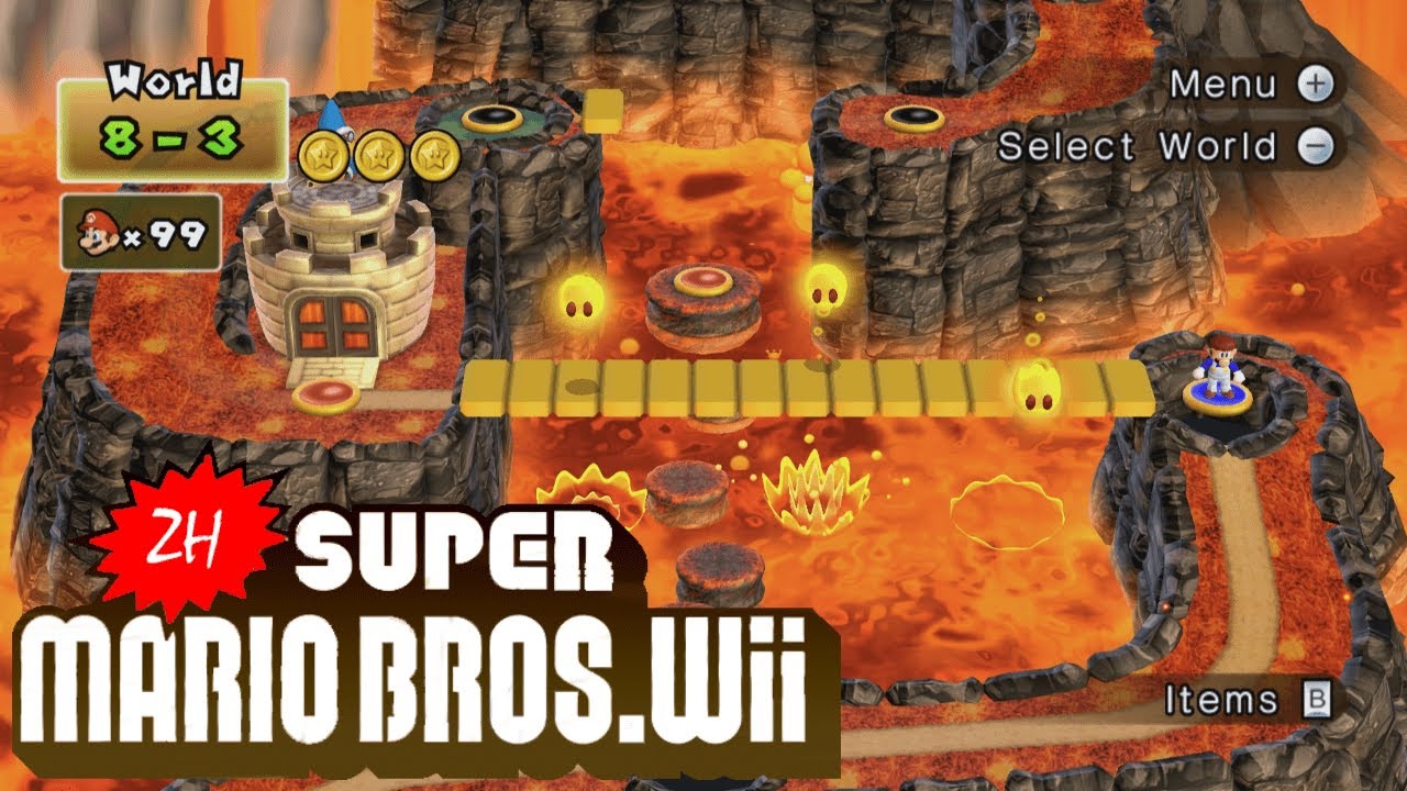 ZH Super Mario Bros.Wii #38 Walkthrough 100% - YouTube
