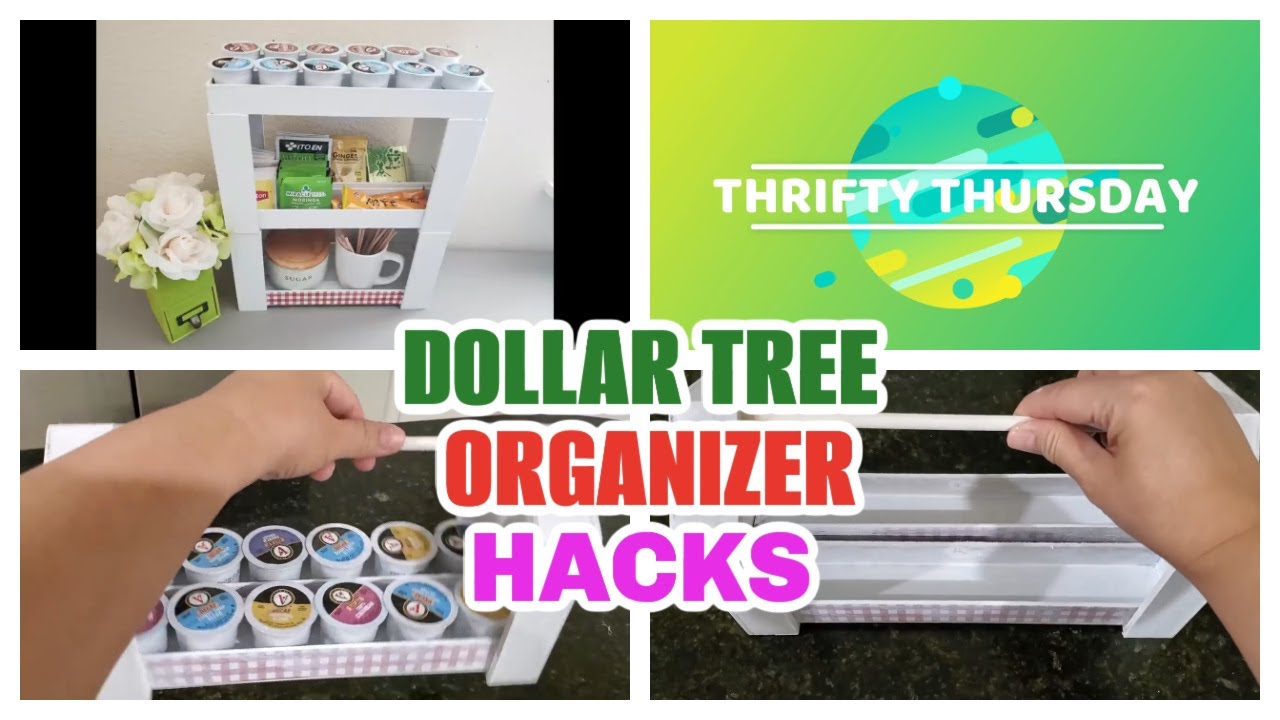 DIY DOLLAR TREE ORGANIZERS USING WOODEN SIGNS HACKS - YouTube