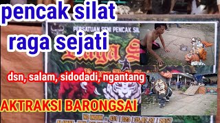 PENCAK SILAT ~RAGA SEJATI ~ATRAKSI BARONGSAI dsn,salam, sidodadi.