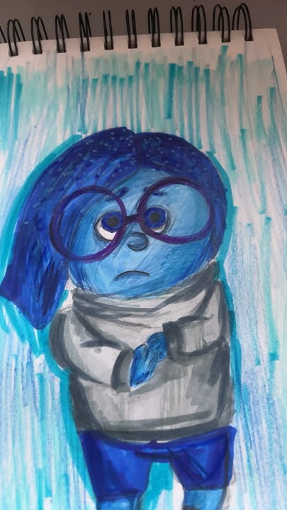 Печаль💙#рисование #подпишись #мультик #art #рисунок - YouTube