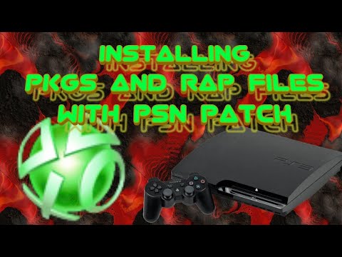 Installing PKGs and RAP Files Using PSN Patch - YouTube