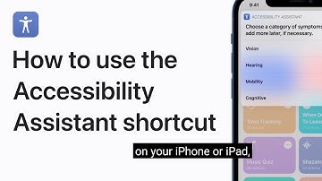 how to use the iPhone accessibility assistant shortcut