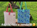 Bolsa INICIANTES, RÁPIDA E FÁCIL DE FAZER!