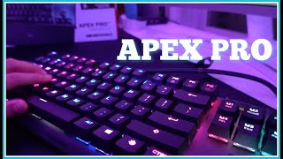 SteelSeries Apex Pro Mechanical Gaming Keyboard Unboxing ASMR Satisfying Keyboard Typing | HEAT