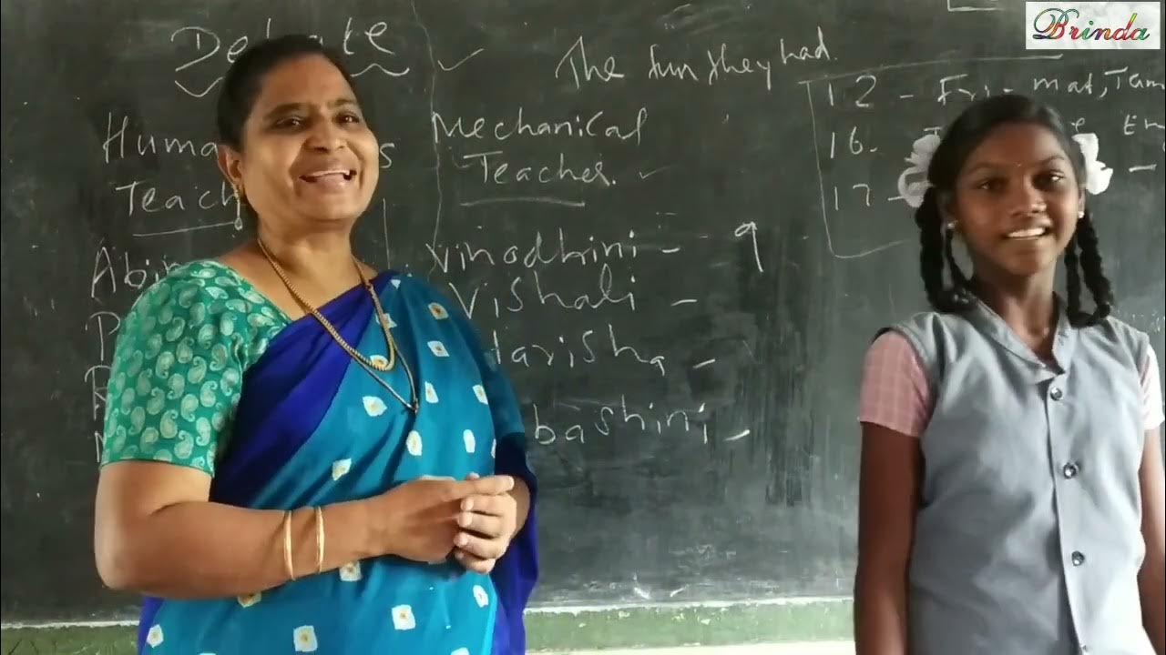 Debate Human teacher Vs Mechanical Teacher class 9 The fun they had