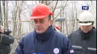 Как защитная каска спасла министра энергетики Сербии Как защитная каска спасла министра энергетики Сербии