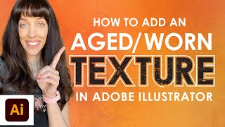 How to Add a Worn, Distressed Texture to a Design in Adobe Illustrator [Transparent Texture Mask]