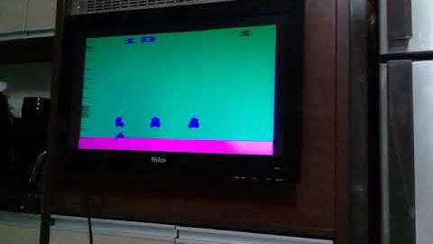 2600 Space Invaders games 9BB and 10BB on NTSC 7800 console