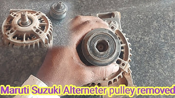 maruti Suzuki swift alterneter pulley how to remove ##change alterneter pulley##