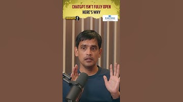 OpenAI Explains Why ChatGPT Isn’t Fully Open Source | Srinivas Narayanan | Gobinath #shorts