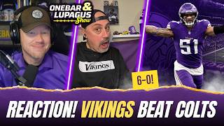 REACTION! Vikings Beat Colts To Improve To 6-0!