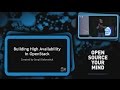 Building High Availability in OpenStack - Sergii Golovatiuk - Mirantis
