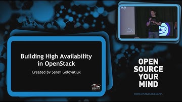 Building High Availability in OpenStack - Sergii Golovatiuk - Mirantis