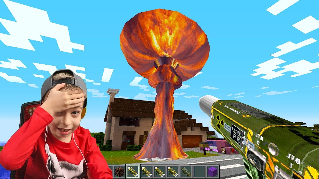 ВЗОРВАЛИ ДОМ СИМПСОНОВ! 😱 Наши лучшие моды MINECRAFT!