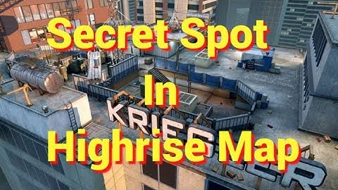 Call Of Duty Mobile Secret Spot In Highrise Map
