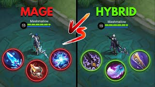 mage vs hybrid build silvanna