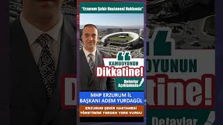 Mhp İl Başkani Adem Yurdagülden Bombaçikiş...