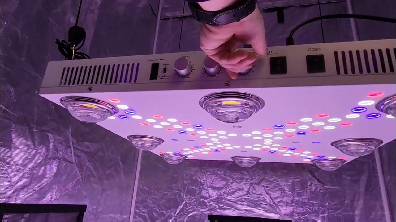 Optic 8+ Gen 3 LED Grow Light Review 700W LED Par Meter Test YouTube