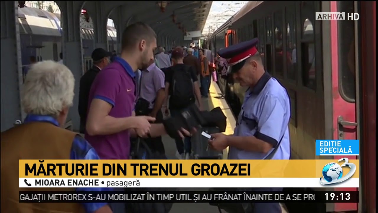 Clipe de coșmar în tren! Pasagerii, la un pas de a se sufoca